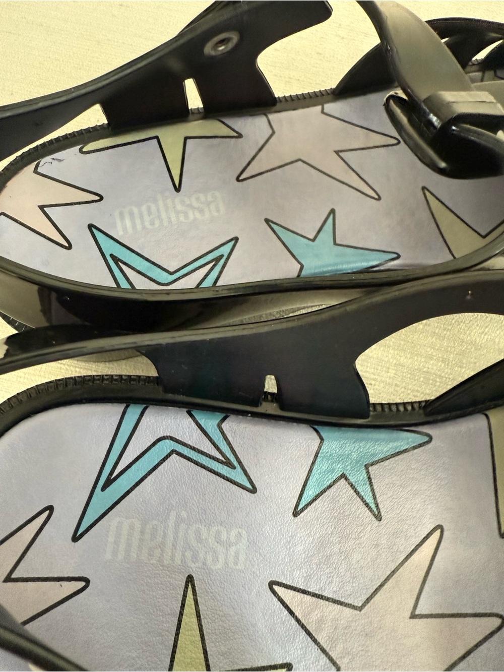 Melissa Black Jelly Fisherman Sandals US 9 - Picture 10 of 11
